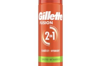 Gillette Fusion Bartpflege Rasiergel Männer, 200ml