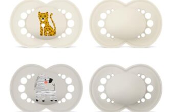 MAM Original Schnuller 16+ Monate, 4er-Set, Leopard/Zebra