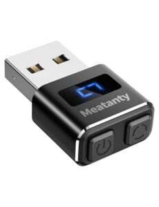 MEATANTY USB Mouse Jiggler aus Metall mit Display, 3 Modi, Schwarz