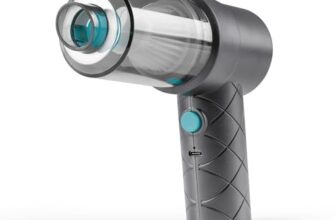 CLEANmaxx Akku-Handstaubsauger im 6-TLG. Set | Kabbelloser & Beutelloser Handsauger | Mit Saug- & Gebläsefunktion | leistungsstarker Akku & leichtes Design | Ideal für das Auto, Krümel & Tierhaare