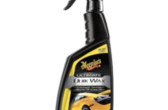 Meguiar’s Ultimate Quik Spray Wax® Sprühwachs – Autopflege – Autowachs mit Abperleffekt – einfache Handanwendung – Glatte Schutzschicht für mehr Glanz- 473ml, G200916EU