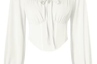 SCARLET DARKNESS Mittelalter Bluse Damen Korsett Top Langarm Piratenbluse