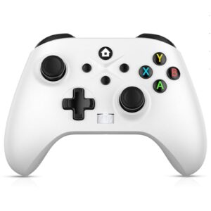 Dinosoo Wireless Controller für Xbox Series X|S,Xbox One, PC, 2,4-GHz-Adapter, 1000mAh Akku, Turbo, Makro, Dual Vibration, 6 Achsen Sensor, 3,5mm Audioanschluss