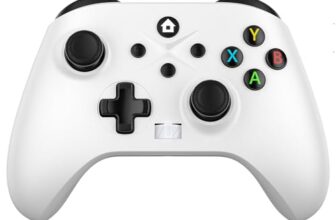 Dinosoo Wireless Controller für Xbox Series X|S,Xbox One, PC, 2,4-GHz-Adapter, 1000mAh Akku, Turbo, Makro, Dual Vibration, 6 Achsen Sensor, 3,5mm Audioanschluss