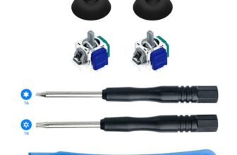 Mcbazel TMR Elektromagnetischer Stick Joystick Analog Ersatz und Reparatur Werkzeuge Kit für Xbox Series X/S, Xbox One, Xbox One X/S Controller, No Drift