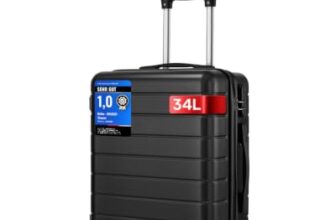 Shavont Handgepäck Koffer 55x40x20 cm, Ryanair Kabinentrolley mit 4 Rollen