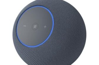 Amazon Echo Studio (neueste Generation), kompaktes Design, mit immersivem 3D-Audio und Dolby Atmos, Graphit, mit Alexa+ Early Access
