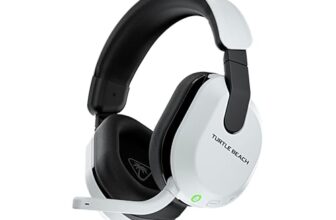 Turtle Beach Stealth 600 Konsole Weiß Playstation Kabelloses Gaming Headset bis zu 80hr Stunden, 50mm Lautsprecher und Bluetooth für PS5, PS4, PC