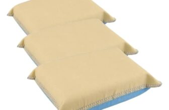 Nigrin 73803 Anti-Beschlag-Schwamm, für Auto Innenscheiben, beseitigt Kondenswasser-Beschläge, verhindert erneutes Beschlagen, 12 x 8 x 4 cm, gelb-blau (Packung mit 3)
