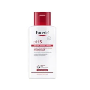 Eucerin pH5 Feuchtigkeitsbewahrende Waschlotion 200 ml, seifenfreie Pflegedusche