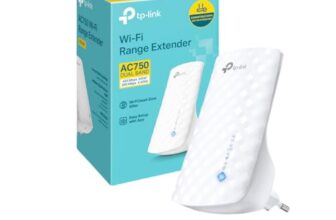 TP-Link RE190 AC750 WLAN-Repeater, Interne Antennen, Superhohe Dualband-Geschwindigkeit bis zu 750 Mbit/s, Plug & Play, Signalanzeige, RJ45-Anschluss, Für optimale WLAN-Abdeckung