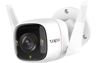 Tapo TP-Link C320WS Überwachungskamera Außen, WLAN IP Kamera, 4MP Hochauflösung, 30m Vollfarb-Nachtsicht, Bewegungserkennung, IP66 wasserdicht, Alarmmeldung,Zwei Wege Audio, Weiss, 1 Stück
