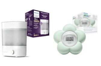 Philips Avent Sterilisator (Modell SCF293/00) & Avent Digitalthermometer (Modell SCH480/00)