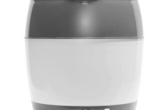 MAM Sterilisator, elektrischer Dampfsterilisator für Babyflaschen, grau