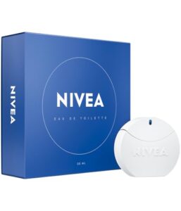 NIVEA Creme Eau de Toilette, Parfum mit dem ikonischen Duft der NIVEA Creme, frischer und sanfter unisex Duft im ikonischen Parfüm-Flakon (30 ml)