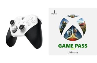 Xbox Elite Wireless Controller Series 2 – Core Edition (White) + Game Pass Ultimate 1M