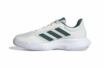 adidas Unisex Court Spec 2 Tennis Shoes, Off White/Collegiate Green/Cloud White, 44 2/3 EU