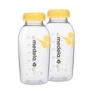 Medela Flaschen zur Aufbewahrung von Muttermilch | BPA-frei | Packung à 2 × 250 ml