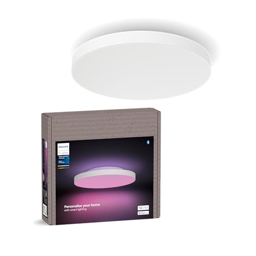 Philips Hue Datura Deckenleuchte Klein, 38,4 cm Durchmesser, Weiß