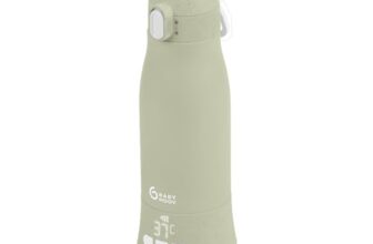 Babymoov Mobiler und kabelloser Flaschenwärmer Moov & Feed – Kapazität 340ml – Wasser oder Muttermilch – Einstellbare Temperatur – Warmhaltefunktion (bis zu 7 Stunden) – USB