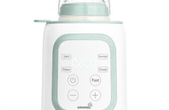 Grownsy Flaschenwärmer Baby, Schnell & Präzise Temperaturkontrolle