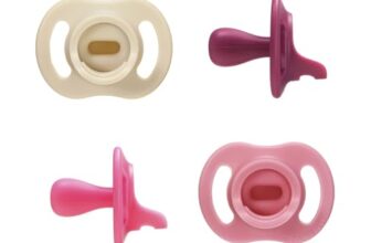 Tommee Tippee Ultraleichter StayPut Schnuller, 6-18m, 4er Pack, einteiliges Silikondesign