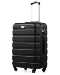 COOLIFE Mittelgroßer Koffer, 67cm L, PC+ABS, Reisekoffer mit Spinner Räder