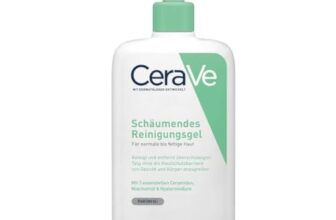 CeraVe Schäumendes Reinigungsgel für Gesicht und Körper, Normale bis fettige Haut, Mit Hyaluron und 3 essenziellen Ceramiden