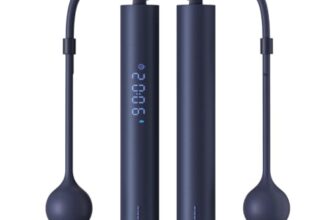 Xiaomi Smart Jump Rope – Präzises Tracking, Kabellos & Kabelgebunden, Smartes Display, Fitness-Analysen, Bluetooth 5.0, USB-C, Leicht & Kompakt, Schwarz