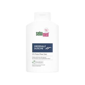 SEBAMED Meersalz Dusche 400 ml, Duschgel für Männer und Frauen, mit original totem Meersalz, seifenfreie Reinigung für empfindliche und trockene Haut