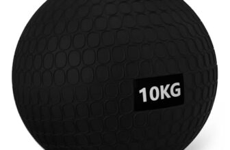 Amazon Basics – Slam-Medizinball für Übungen, 10 kg, Schwarz