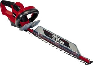Einhell Elektro-Heckenschere GC-EH 6055/1 (600 W, 2.800 Schnitte/Min., Schnittgutsammler, Kabelzugentlastung, Zusatzhandgriff, Softgrip, Zweihand-Sicherheitsschalter)