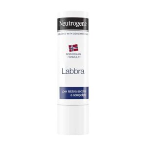 Neutrogena Norwegische Formel Lippenbalsam Stick, Lippenbalsam schützend für trockene und rissige Lippen, feuchtigkeitsspendende Kakaobutter angereichert mit konzentriertem Glycerin, 4,8 g