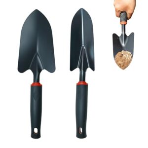 2 Stück Gartenschaufel aus Kohlenstoffstahl Handschaufel Set