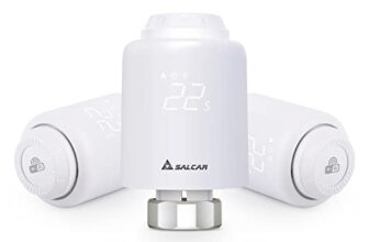 SALCAR Heizkörperthermostat TRV603 3er Set WiFi Thermostat Heizung Kompatibel mit Amazon Alexa & Google Assistant Programmierbar Tuya Heizungsthermostat kein Gateway erforderlich