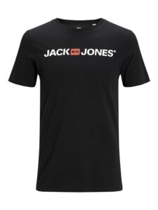 JACK & JONES Herren Jjecorp Logo Tee Crew Neck Noos T shirt, Schwarz, XL EU