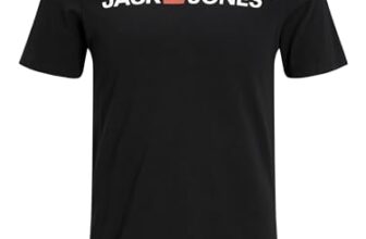 JACK & JONES Herren Jjecorp Logo Tee Crew Neck Noos T shirt, Schwarz, XL EU