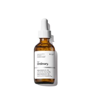 The Ordinary Alpha Arbutin 2% + HA – Serum mit Alpha-Arbutin und Hyaluronsäure, hellt die Haut auf und wirkt gezielt gegen dunkle Flecken, 60ml