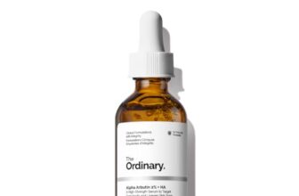 The Ordinary Alpha Arbutin 2% + HA – Serum mit Alpha-Arbutin und Hyaluronsäure, hellt die Haut auf und wirkt gezielt gegen dunkle Flecken, 60ml