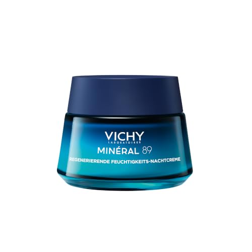 Vichy Minéral 89 Leichte Regenerierende Feuchtigkeits-Nachtcreme, 50 ml