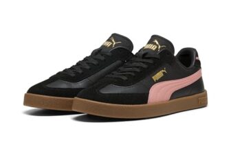 Puma Puma Club II ERA, Unisex Sneaker, Puma Black-PINK Fruit-Gum,
