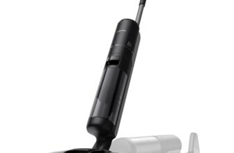 dreame H12 Pro FlexReach Nass- und Trockensauger, Flaches 180°-Design, Trocknung in 5 Minuten, 18.000 Pa Saugkraft, 90 °C Heißwäsche, Doppel-Kantenreinigung, Reinigung in 50 Minuten