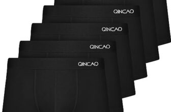 QINCAO Boxershorts Herren 6 Pack aus Baumwolle, Weich & Komfortabel