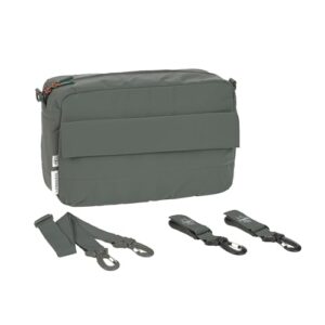LÄSSIG Kinderwagentasche Buggy Organizer mit Befestigung Olive