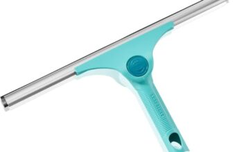 Leifheit Abzieher 2in1 XL Pro Reach, Fensterabzieher mit Wischpad