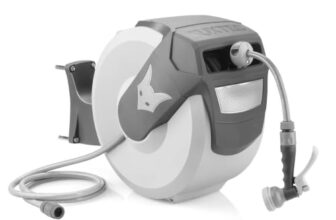 FUXTEC automatische Schlauchtrommel FX-WSA30G • 30 m • Wandmontage 180°