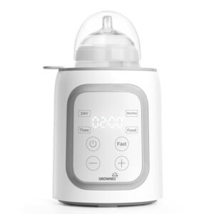 Grownsy Flaschenwärmer Baby, 120 ml in ca. 2 Min. trinkwarm, 1-°C-Regelung