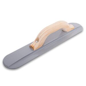 Marshalltown Handglätter mit Holzgriff, aus Magnesium, für Boden und Beton, Grösse des Glätters: 305×79 mm