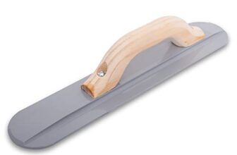 Marshalltown Handglätter mit Holzgriff, aus Magnesium, für Boden und Beton, Grösse des Glätters: 305×79 mm