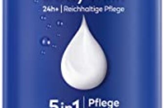 NIVEA In-Dusch Body Milk (400 ml), Körpercreme mit Mandel-Öl und wasseraktivierter 5in1 Pflege Formel, feuchtigkeitsspendende Body Lotion für die Dusche